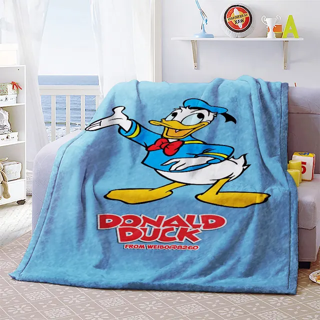 Details about   donald duck fuzzy nap blanket quilt office blankets car cushion rug gifts hot