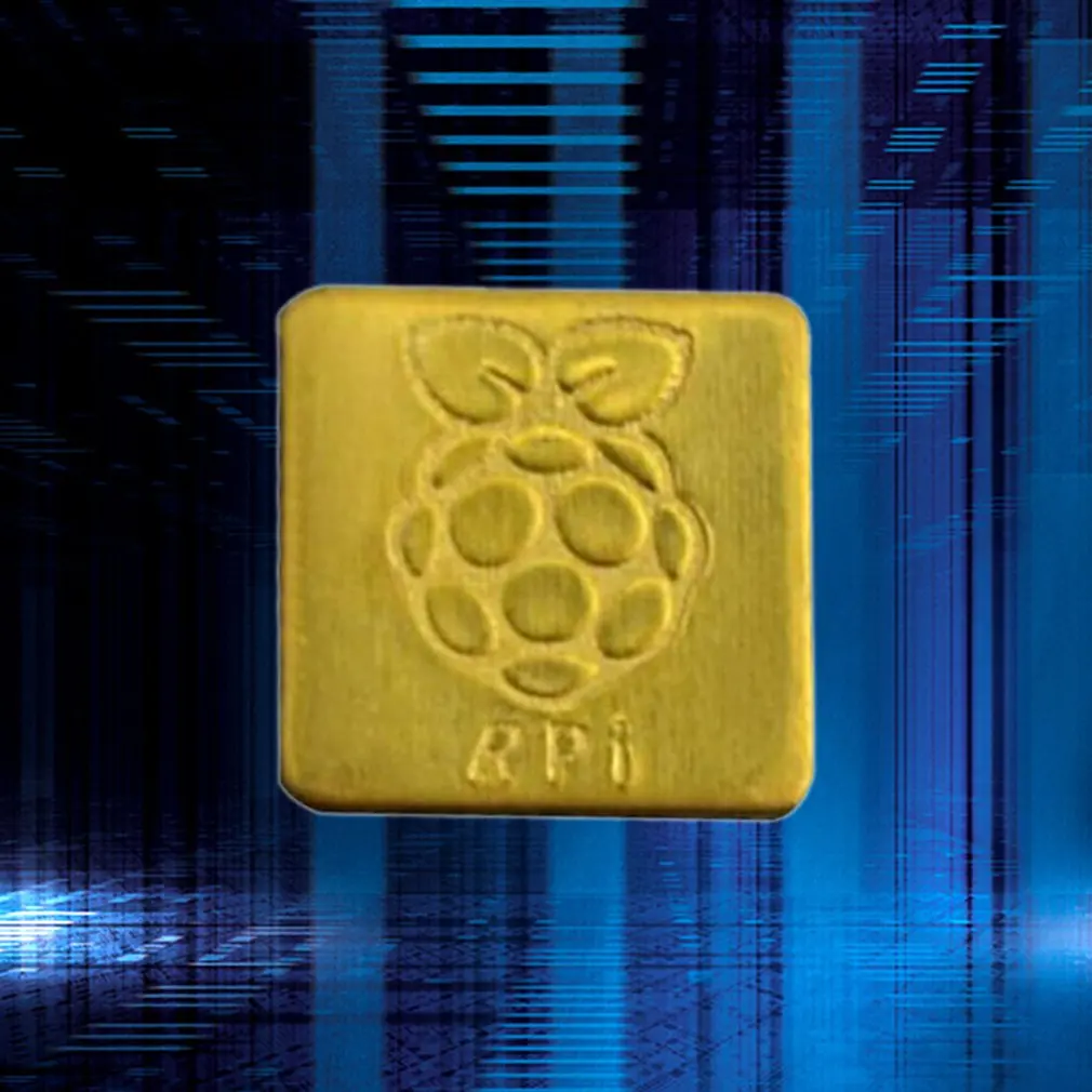 Подходит для Raspberry Pie 3b + теплоотвод цельный Чистый медный