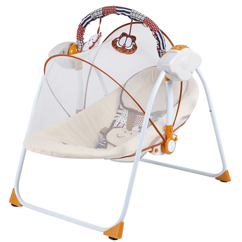 

929Baby Rocker Smart Music Rocking Chair Baby Pacify Bed Electric Bassinet Remote