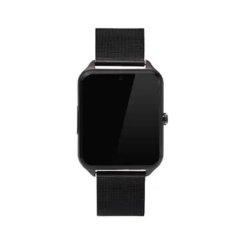 

Fashion Personality Smart Watch Men Women Support Sim TF Card For IOS Android GSM SIM Z60 Stainless Steel Watch Band Strap