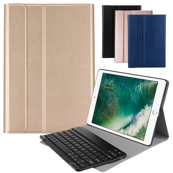 

Wireless Bluetooth Keyboard Cover For iPad 9.7" 2017 2018 Tablet Case Ultra-thin Leather Keyboard Cover For iPad Air 1 Air 2 9.7