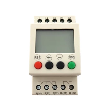 

LCD display voltage counter JVR800-1 upgrade to JVR800-2 function timing count multi-display voltage phase sequence protector