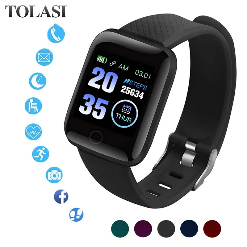 

D13 Smart Watch Men Women For Android Apple Phone Waterproof 116Plus Heart Rate Tracker Blood Pressure Oxygen Sport Smartwatch