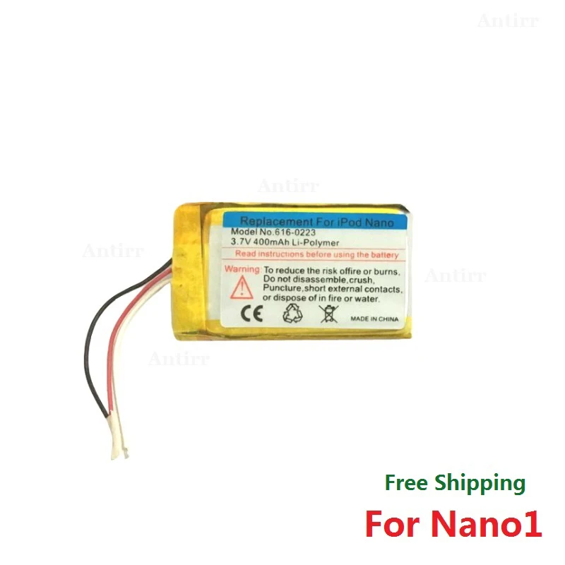 Оригинальный Новый Сменный аккумулятор для ipod Nano1 1-го поколения MP3 Li-Polymer Nano 1 616-0223