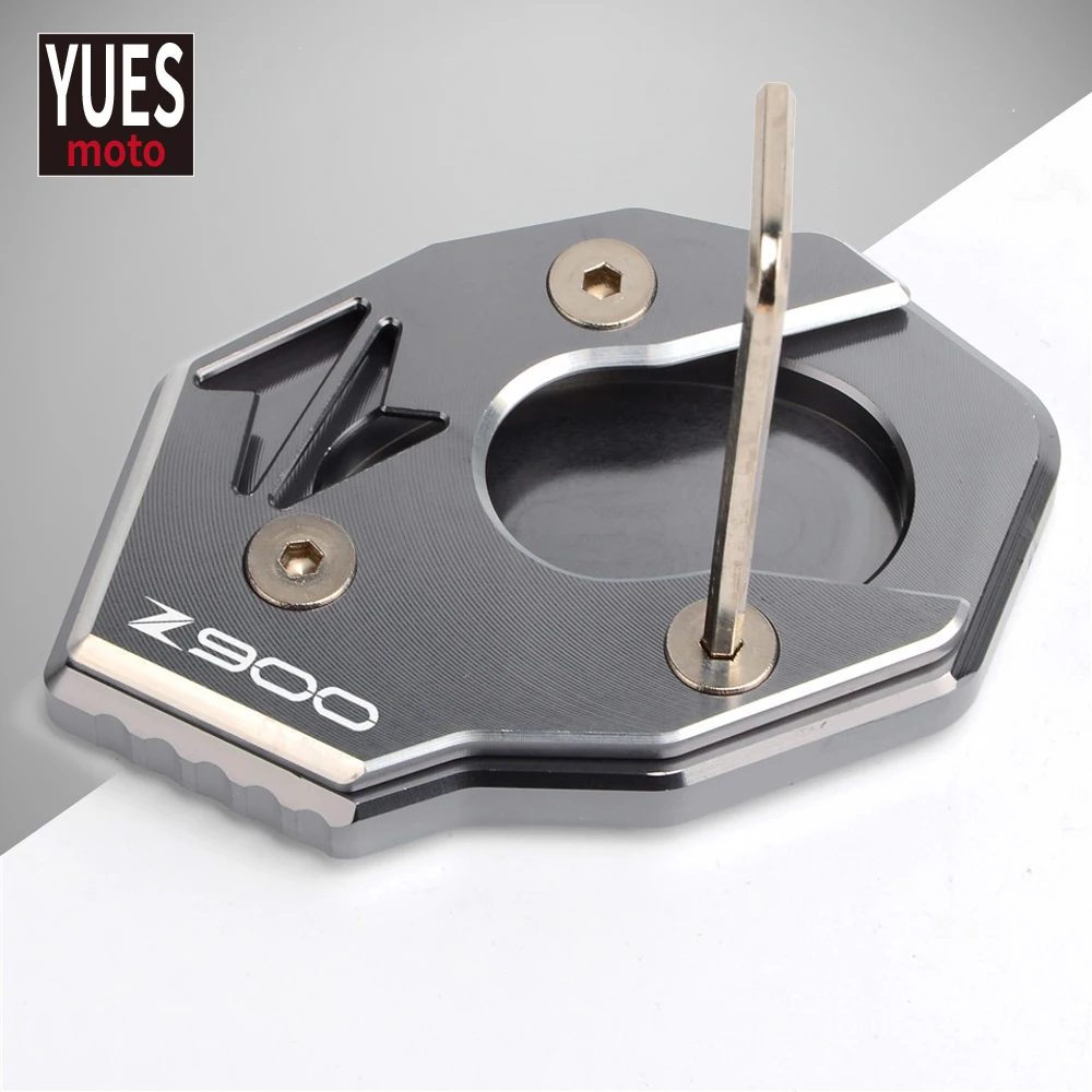 

Motorcycle Accessories CNC Side Stand Plate Enlarger Kickstand Extension New Arrival For Kawasaki Z900 Z900RS 2017-2020 Green