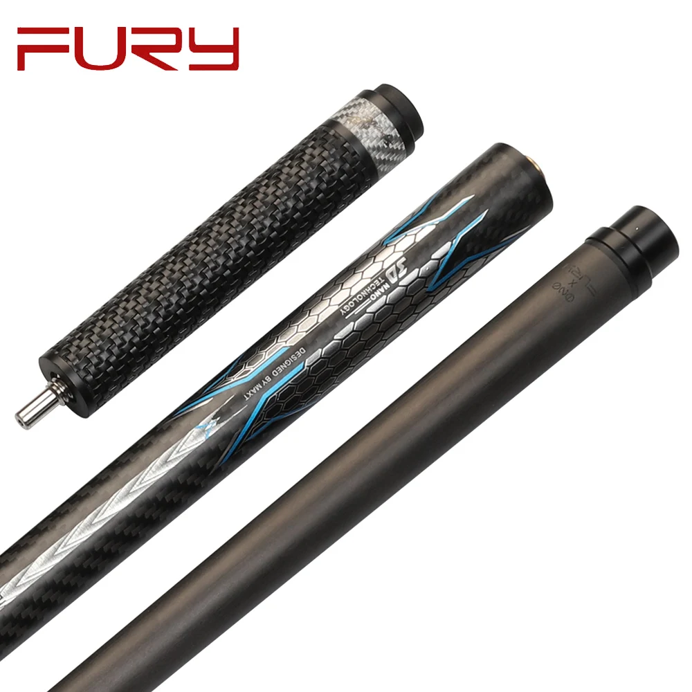 FURY FS CXJ 1 бильярдная черная технология ДЖАМП кий 13 мм G10 наконечник ударопрочный