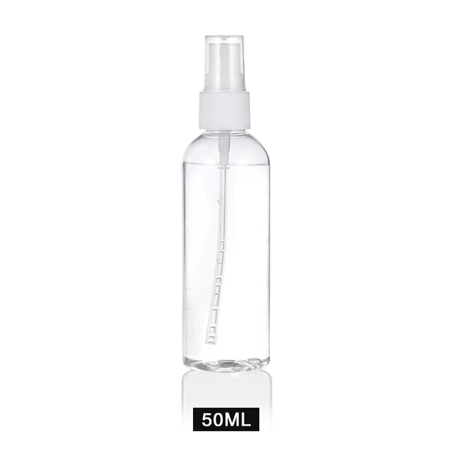 20/30/50/100ml Refillable Bottles Empty Spray Bottle Portable Travel Container Transparent Plastic Perfume Bottle spray Atomizer 50ml