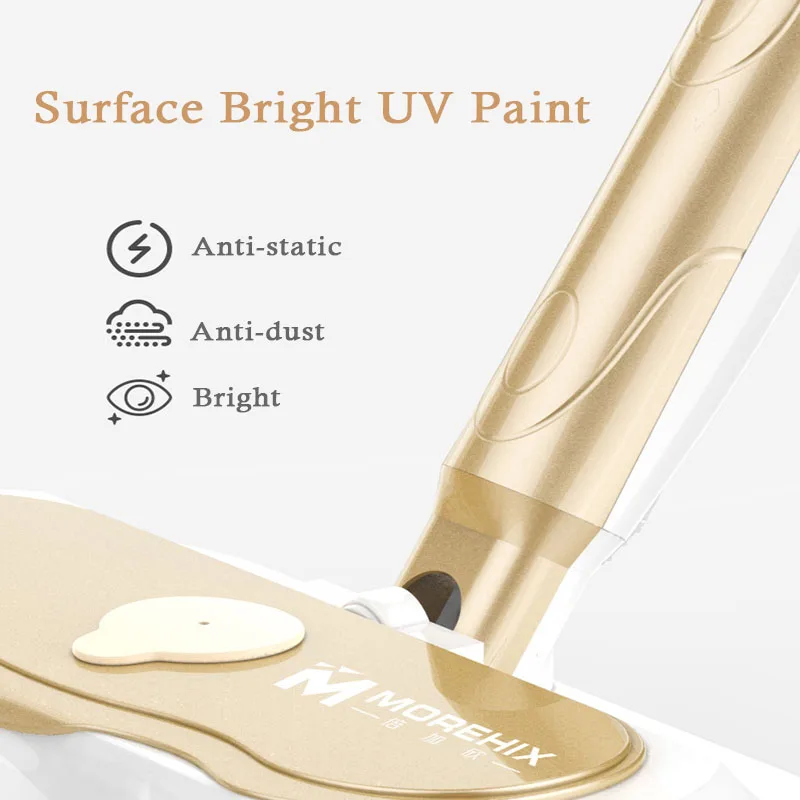 60W Electric Mop Home Automatic Intelligent Wireless Charging with Water Tank Handheld Wiper Gold