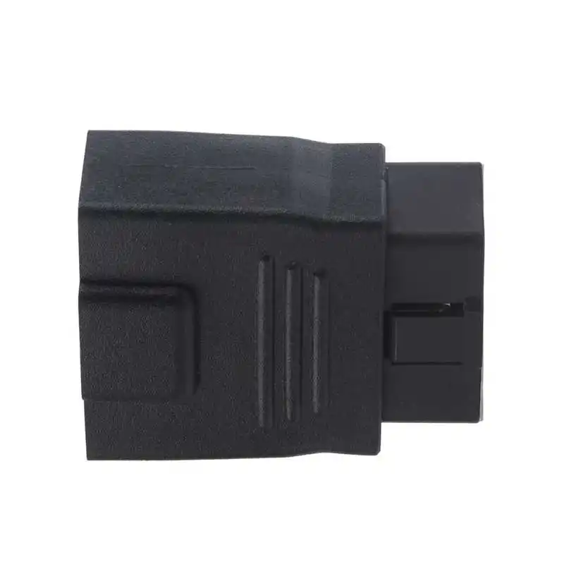 Adaptateur de prise OBD2 16 broches mâle à femelle ABS lecteur de