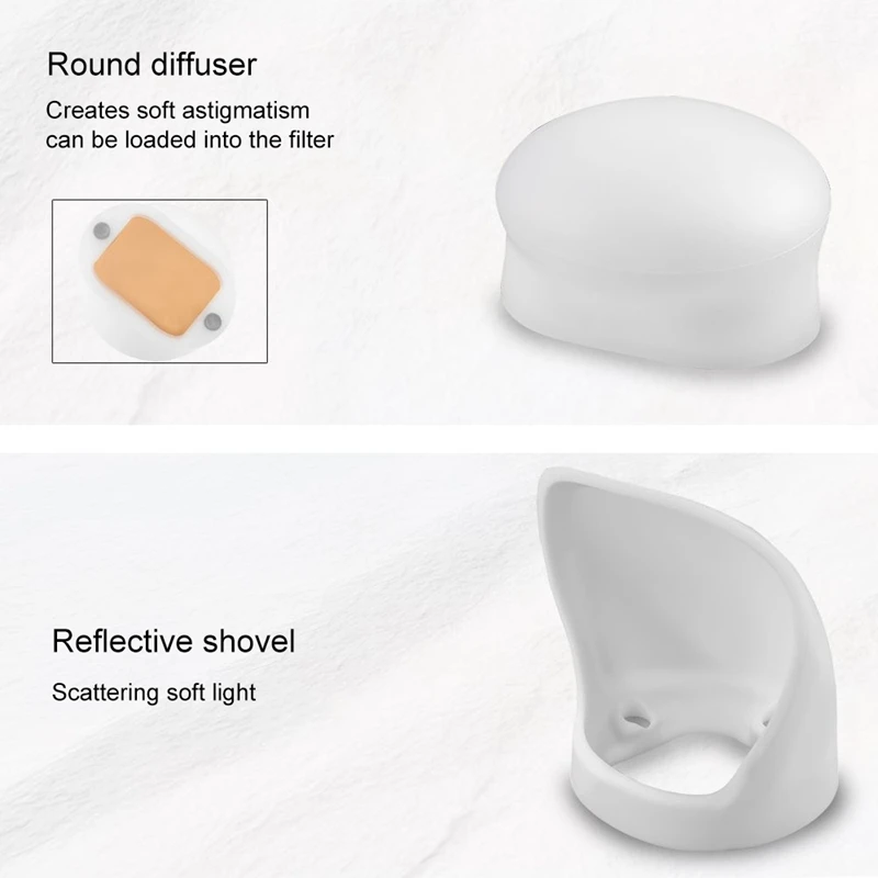  Hot Camera Flash Accessories Kit with Flash Bounce+Flash Diffuser+Honeycomb Grid+Magnetic Base+Filt