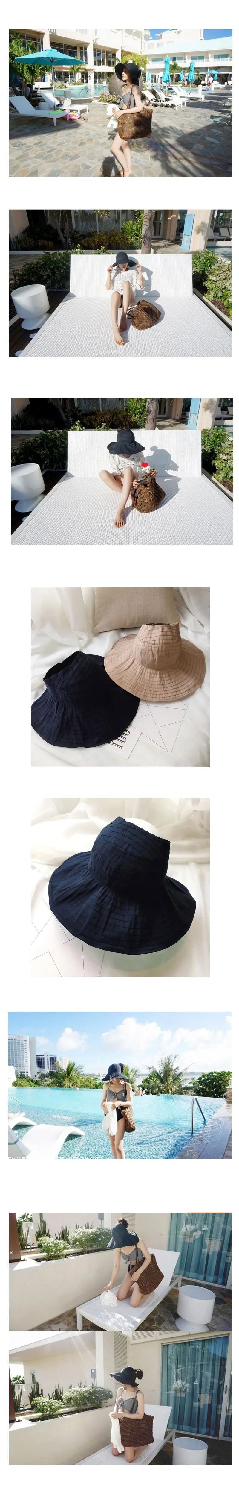 Sparsil летняя шляпа для защиты от солнца, Пустой Топ, солнце, регулируемый головной убор, однотонная шапка, парусиновая женская модная одежда для девочек