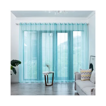

Lychee Pure Color Window Tulle Curtain Voile Curtain for Living Room Modern Window Curtains
