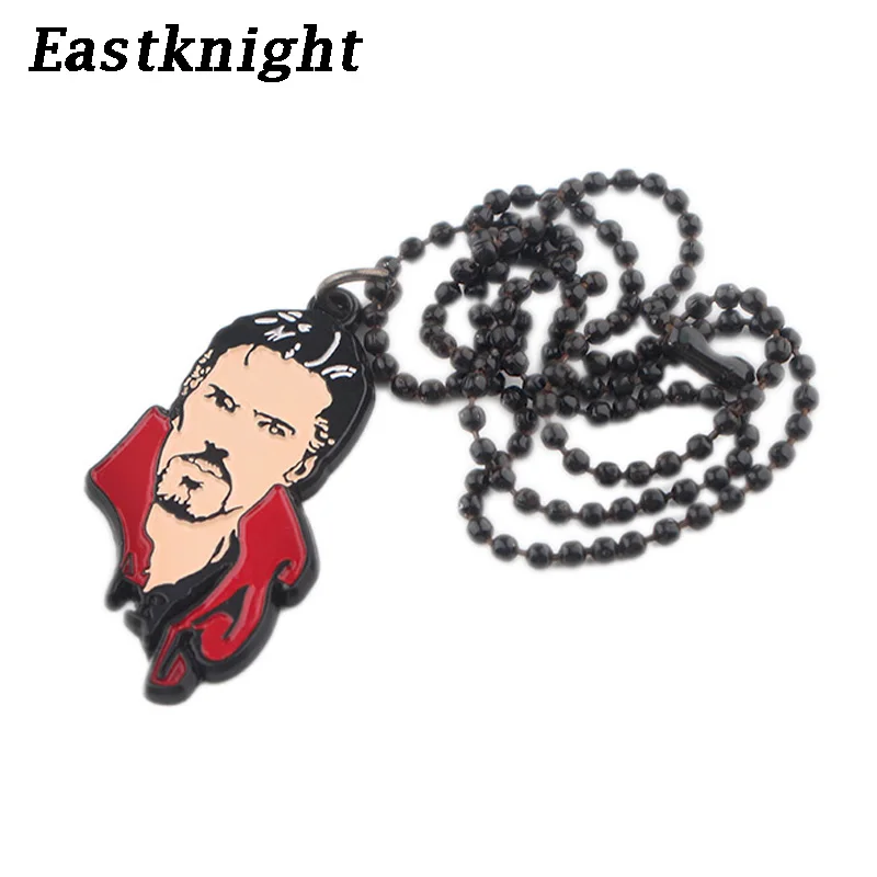 

K706 Halloween Jewelry Horror Movie Doctor Strange Pendant Necklaces Metal Pendant Necklace For Men Fans Gifts 1pcs