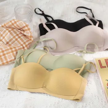 

Roseheart Women Fashion Green Push Up Purple Sexy Lingerie Wireless One-Piece Bras Panties Luxury Bra Sets Underwear A B