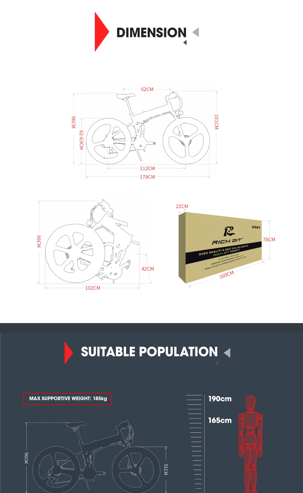 [ЕС Прямой] богатый бит топ-860 8AH 36 в 250 Вт 26 дюймов складной мопед Электрический велосипед 35 км/ч Максимальная скорость 35-40 км/ч расстояние езды на велосипеде