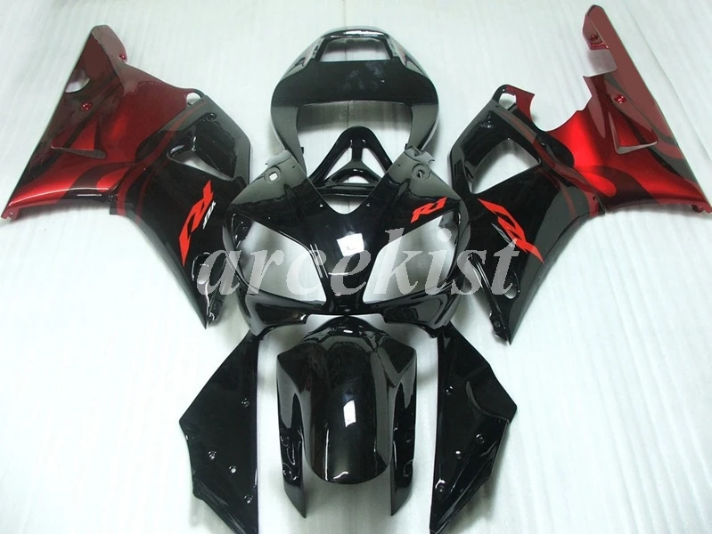 4 подарки ABS полный обтекатель комплект подходит для YAMAHA YZF-R1 R1 1998 1999 98 99 Кузов Набор белый красный