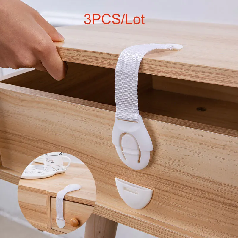 Hot Item Terminator Lock Cabinets-Boxes Drawer-Door Security-Product Plastic Baby Children 3 3pcs 9gLg7gEGk