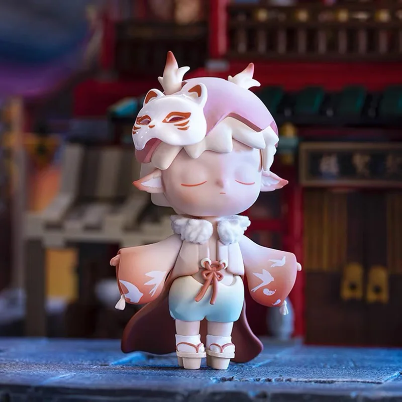 【こみんくす】 3体フィギュアセット Mimi monte 3-ブラインドボックス,中国風,元のアクション