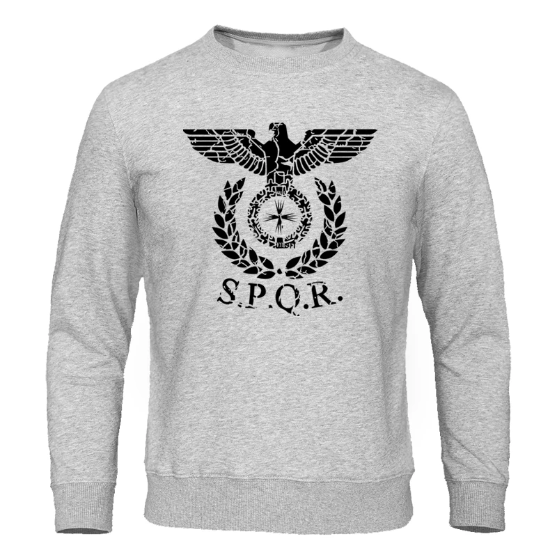 SPQR Римский Сенат Военная фракция толстовки весна осень модные мужские худи новые толстовки с орлом повседневные пальто Топы