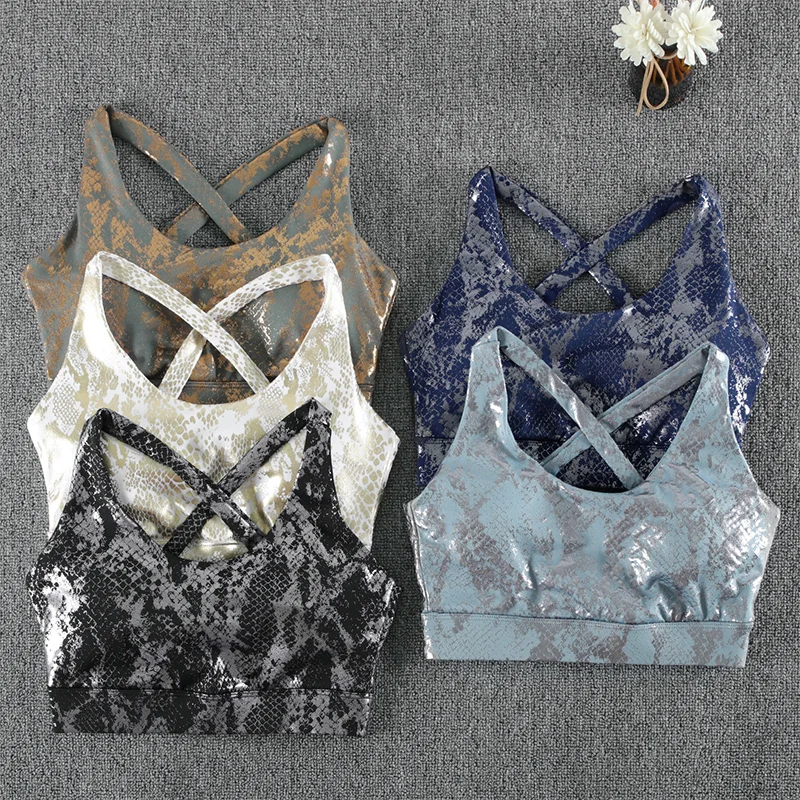 SALSPOR Women Yoga 2 Piece Sets Snake Pattern Gym Sports High Waist Tracksuits Suits Woman Fitness Exercise Outdoor Cycling Suit