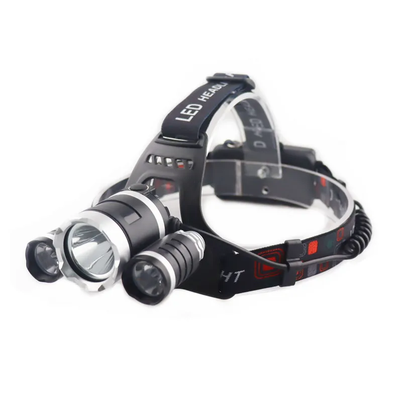Налобный фонарь AEFJ светодиодный 5000 лм 5 светодиодов T6 + 2R5|lantern fish|head lampheadlamp headlight |