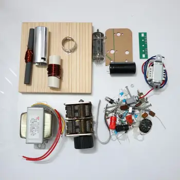 

1PCS/LOT 6P1 tube transmitter 5W tube shortwave transmitters MW Transmitter with air variable capacitance Free shipping