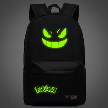 

Luminous package Pokemon Bag Geng Ghost Pokemon Pie Pokemon Go backpack