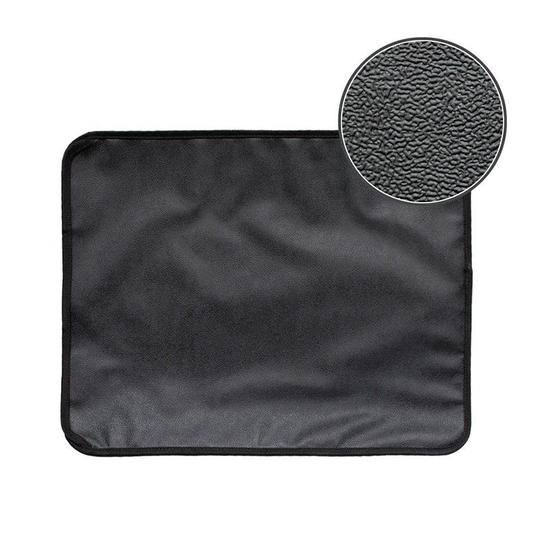 Черный коврик для кошачьего туалета EVA двухслойный коврик для кошачьего туалета с водонепроницаемым слоем