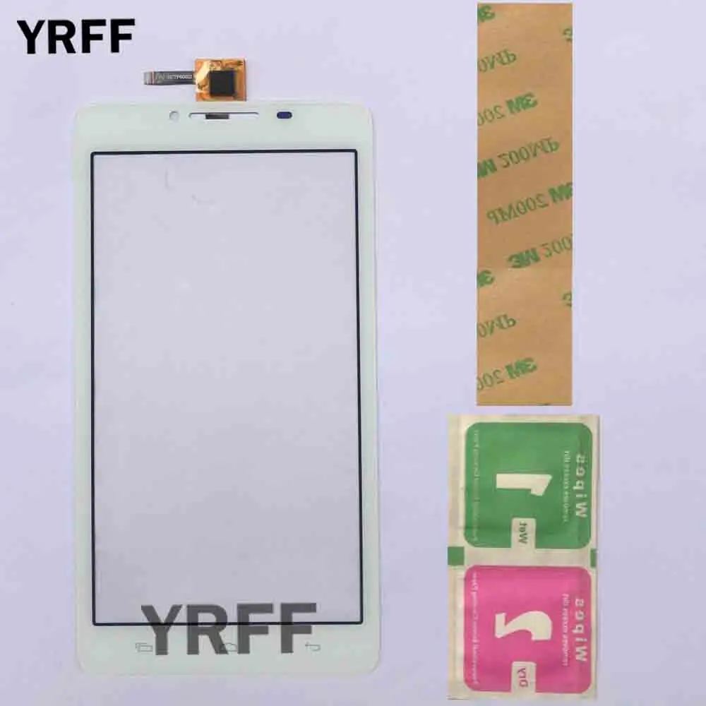 

Touch Screen Digitizer For Fly IQ4601 Era Style 2 Touch Glass Sensor 6.0'' Mobile Phone TouchScreen Front Glass 3M Glue