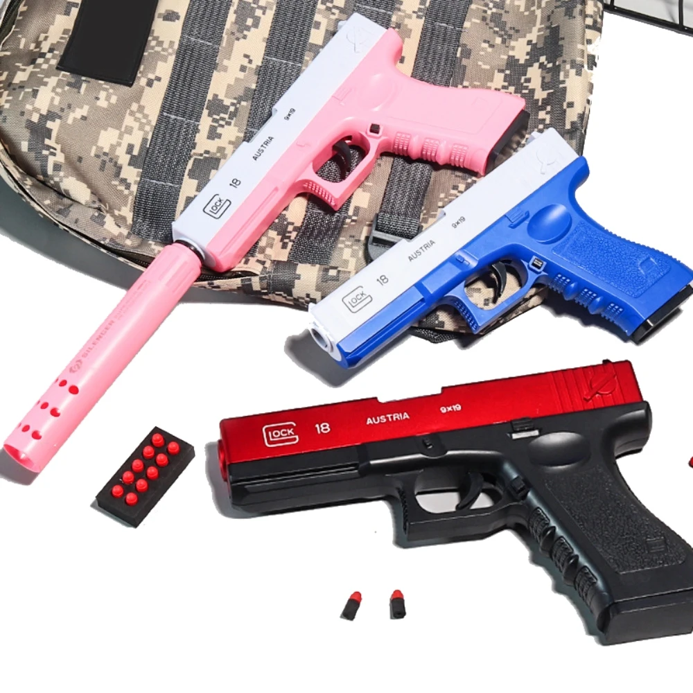 M1911 Eva пулевые игрушки пистолеты Детские воздушные Мягкие мячи газ пластиковый