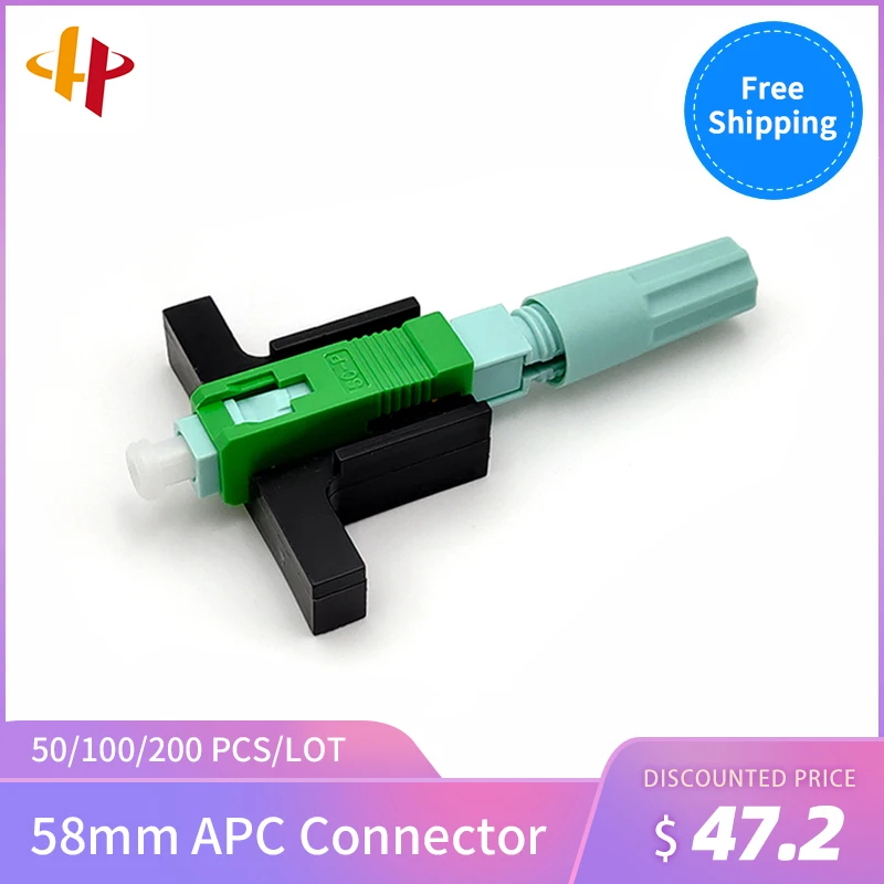 Продвижение SC APC 58 мм SM одномодовый оптический разъем FTTH инструмент холодный