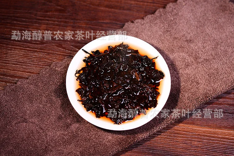 Китайский Юньнань менхай золотой бутон спелый Пуэр Чай Торт А+++ китайский Менг Хай семь вы приготовили пуэр чай торт Пуэр Чай пуэр чай пуэр