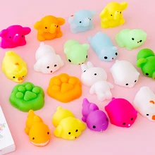 

2021 Squishy Soft Toy Cute Animal Antistress Ball Abreact Sticky Shape Slow Rising Anti Stress Relief Toys Relax Pressure Gift
