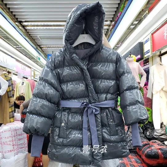 Женские парки с капюшоном, Осень-зима, новинка, с капюшоном, с поясом, с длинным рукавом, с хлопковой подкладкой, Женская Повседневная Уличная куртка, пальто, ветронепроницаемое