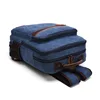 Vintage Canvas Backpack Men Large Capacity Travel Shoulder Bag school bags for teenagers Male notebook Laptop Backpack for men 3