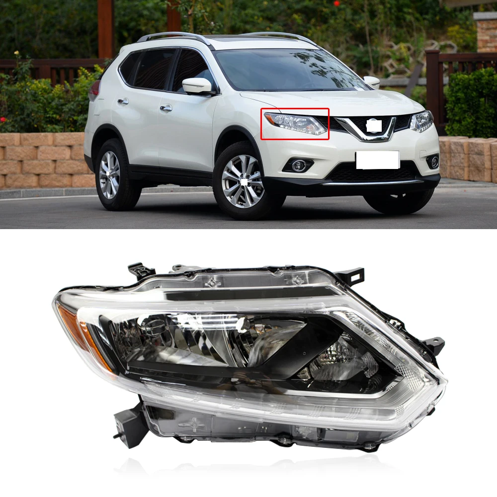 Capqx для Nissan X-Trail XTrail авто передний бампер фары автомобильные фары Дневные ходовые огни налобный фонарь в сборе