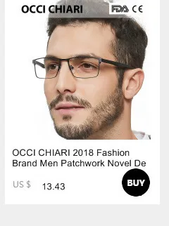 OCCI CHIARI, оправы для очков, оптические очки, очки Gafas, прямоугольные мужские черные оправы для очков по рецепту, прозрачные линзы, W-CAPATI