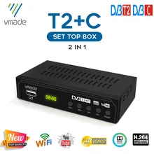 ТВ-приемник Vmade DVB T2 DVB C цифровой ТВ-приставка DVB T2 HD H.264 декодер DVB C ТВ-тюнер Поддержка USB WIFI DVB T2 ТВ-приемник Vmade DVB T2 DVB C цифровой ТВ-приставка DVB T2 HD H.264 декодер DVB C ТВ-тюнер Поддержка USB WIFI DVB T2