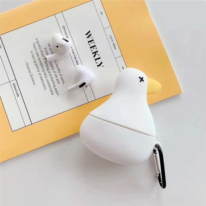 Чехол для наушников Airpods Pro голубь животные чехол Apple Air Pods 1/2 защитный GK|Аксессуары