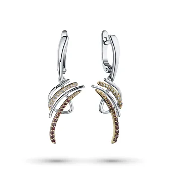 شراءأقراط من الذهب جنبا إلى جنب مع العقيق والماس E1019sg01203660