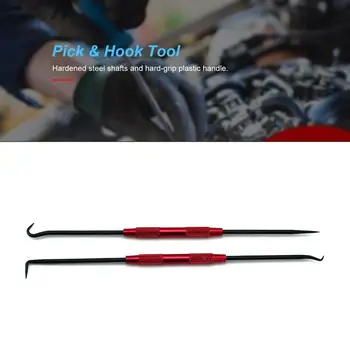 

2Pcs Durable Plastic Steel Automobile Car Pick & Hook Tools Set O Ring Oil Seal Gasket Puller Remover Craft Hand Tool