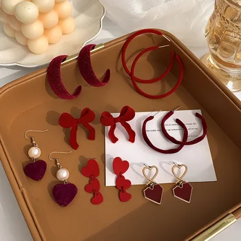 

30 Paris/lot novelty fashion women alloy earring lot vintage style cool design women jewelry earring wholesale 201107-72