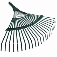 Râteau à gazon à 22 dents, manche en bois, feuille morte, râteau à fil, râteau de jardin, outils de jardinage