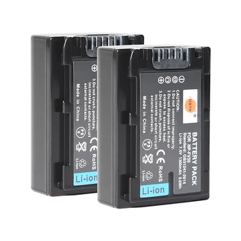 

2PS 1300mAh 7.4V NP-FV50 DSTE np-fv50 Battery for Sony HDR-CX150E XR350E XR550E VG10E SX21E XS43E DCR-SX43E SR6 Digital Cam