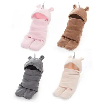 

Thickened Baby Sleeping Bag Lamb Velvet Swaddle Wrap Blanket Infant Supply New Newborn Baby Winter Warm Sleeping Bags