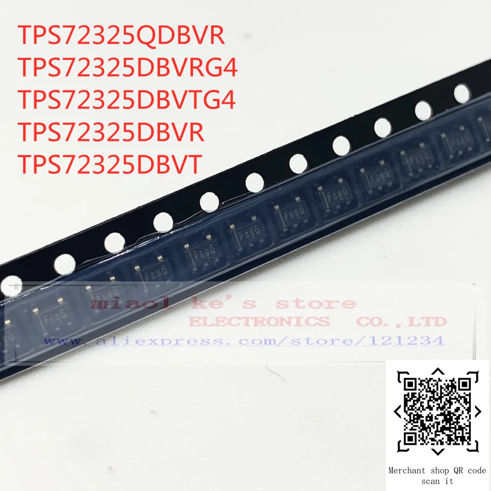 [5 шт-10 шт] 100% Новый оригинал: TPS72325QDBVR TPS72325DBVRG4 TPS72325DBVR TPS72325DBVT - IC REG LIN-2 5 V 200MA |