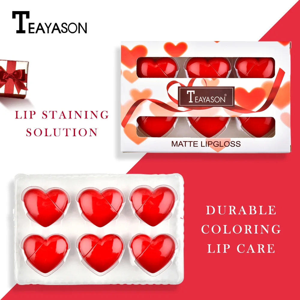 Korean Style Heart Shape Liquid Lipstick Moisturizer Lip Tint Waterproof Sexy Matte Lip Paint Beauty Lip Gloss Lips Makeup Kit Korean Style Heart Shape Liquid Lipstick Moisturizer Lip Tint Waterproof Sexy Matte Lip Paint Beauty Lip Gloss Lips Makeup Kit