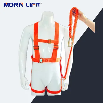 

Outdoor Mountaineering Climbing Roofing Roofers Fall Arrest Work Harness Lanyard Aerial Work Safety Belt Protection Equipment