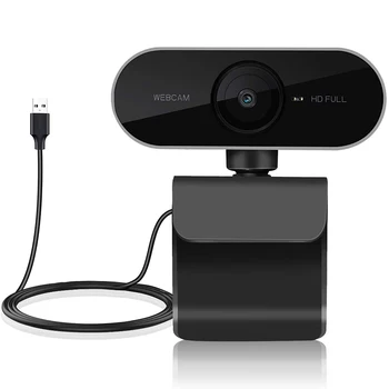 

1080P Webcam with Microphone - HD Webcam for Computer, Laptop, PC- USB Camera for Video Calling Recording Conferencing
