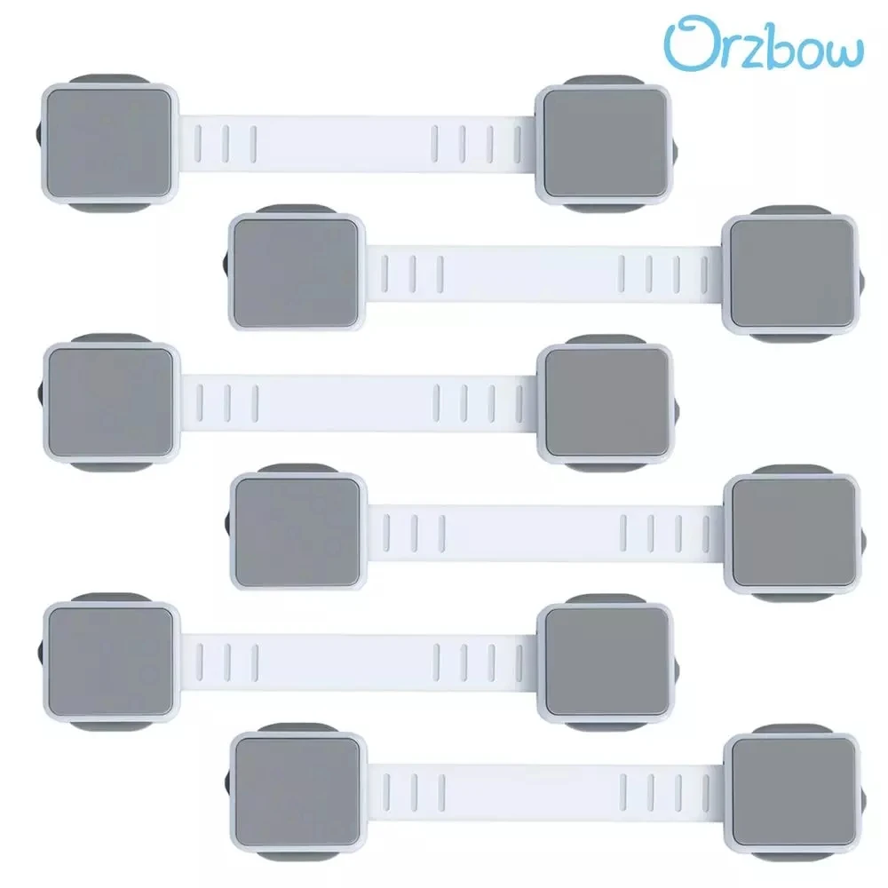 Orzbow 6 шт. Детские замки защита для дверей шкафов и ящиков Детская безопасность